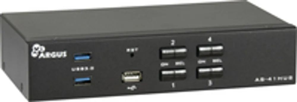 Inter – Tech IPC KVM Switch AS – 41HUS HDMI 4Ka60Hz – KVM – Umschalter – 4 – Port