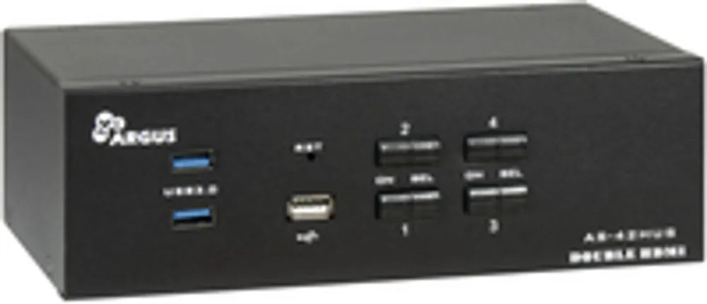 Inter – Tech IPC KVM Switch AS – 42HUS HDMI 4Ka60Hz – KVM – Umschalter – 4 – Port