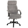 POCO Chefsessel Gale grau schwarz Webstoff Metall