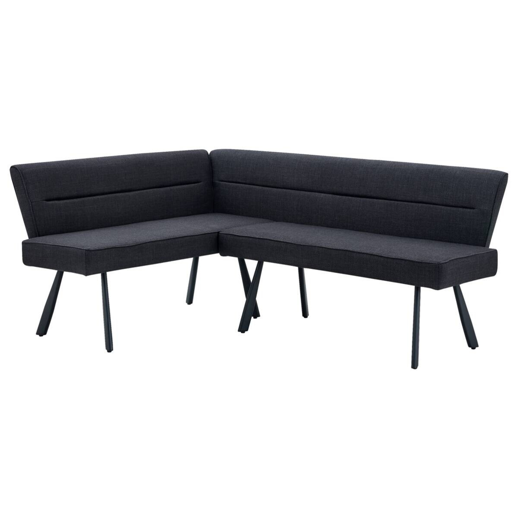 POCO Eckbank Amilia anthrazit B/H/L: ca. 181x48x140 cm