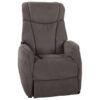 POCO TV-Sessel Ronda graubraun Webstoff B/H/T: ca. 79x116x85 cm