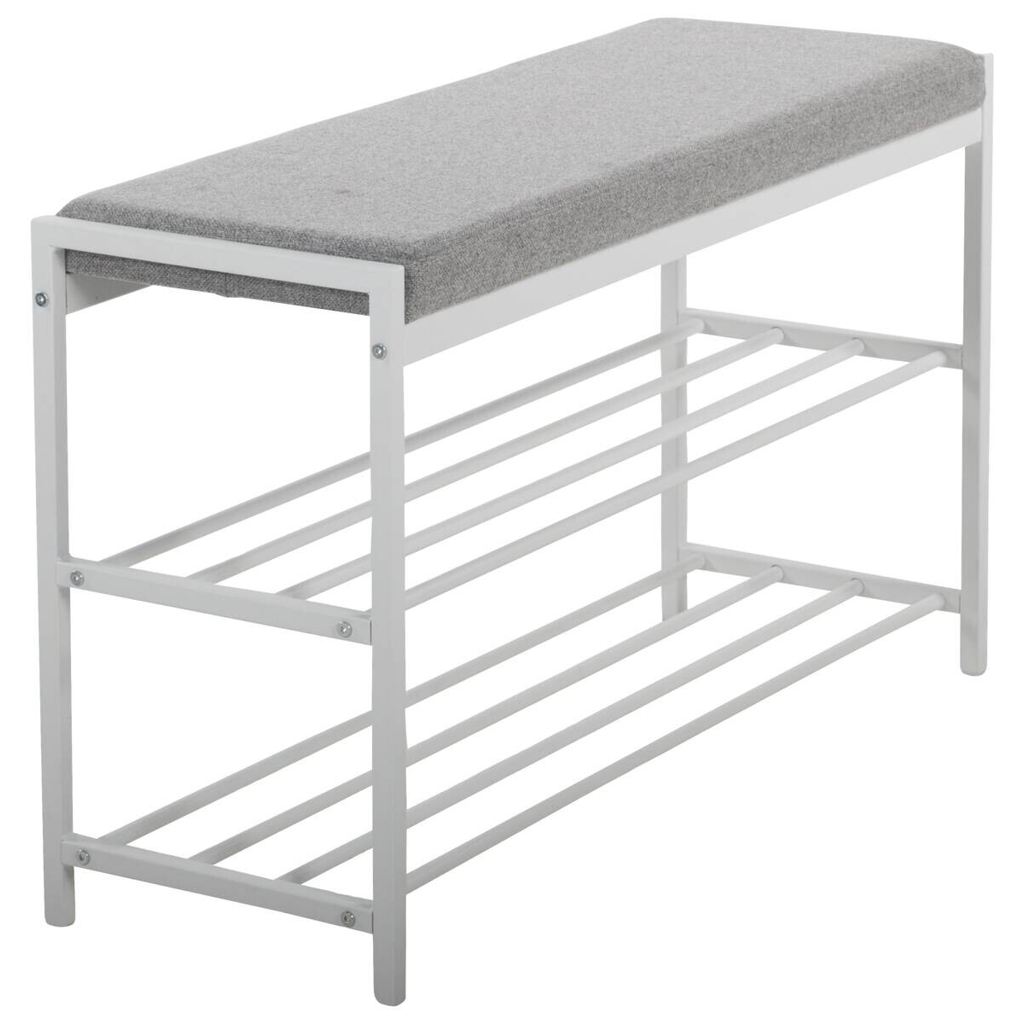 Schuhregal Janne
weiß Metall B/H/T: ca. 90x50x30 cm
