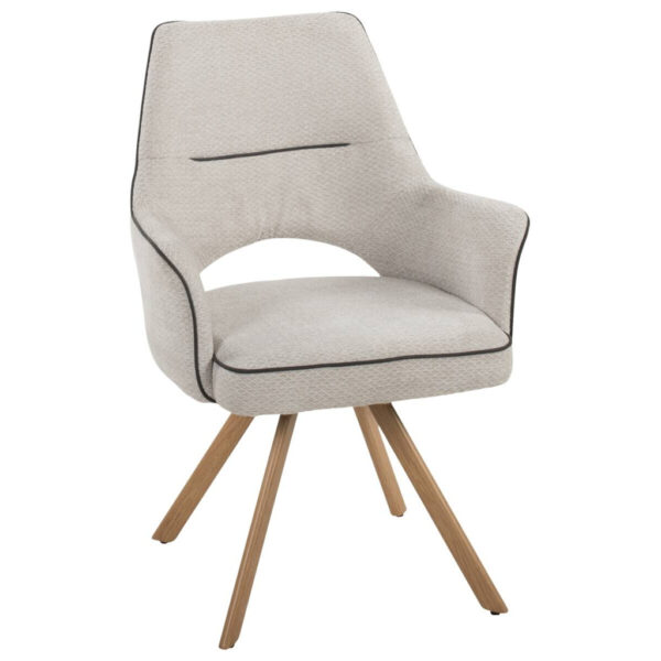 POCO Stuhl Nila beige Webstoff B/H/T: ca. 62x90x62 cm POCO Stuhl Nila beige Webstoff B/H/T: ca. 62x90x62 cm