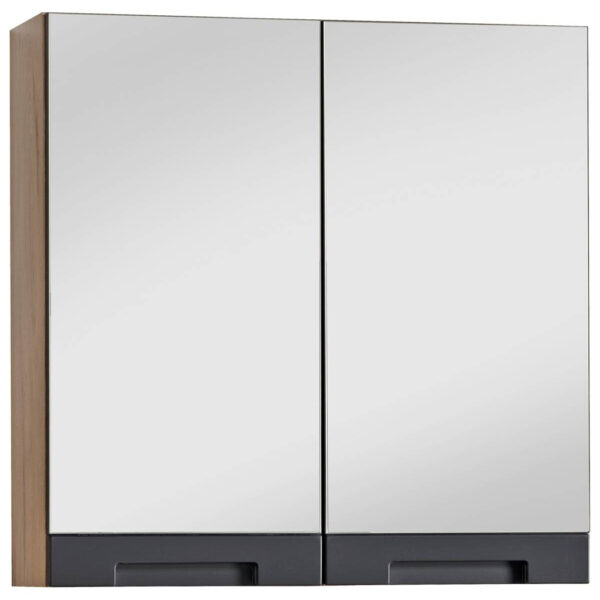 Spiegelschrank Mailand
Eiche Viking Nachbildung anthrazit B/H/T: ca. 70x71x22 cm
