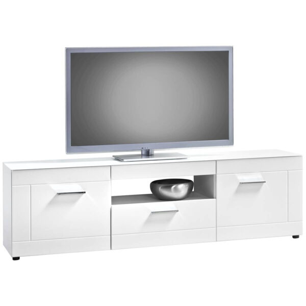 4260633841685 TV-Lowboard Atlanta
weiß weiß Hochglanz B/H/T: ca. 168x49x40 cm
