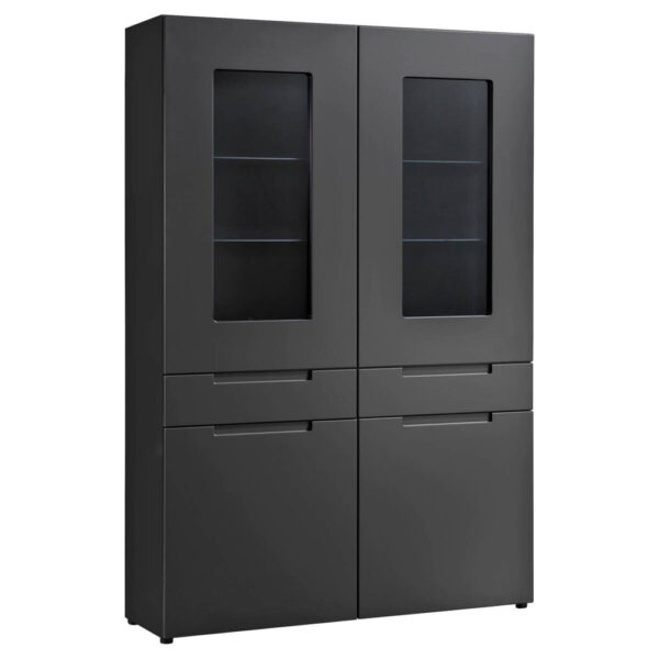4260633841869 Hochschrank Mailand
anthrazit matt MDF B/H/T: ca. 128x191x40 cm