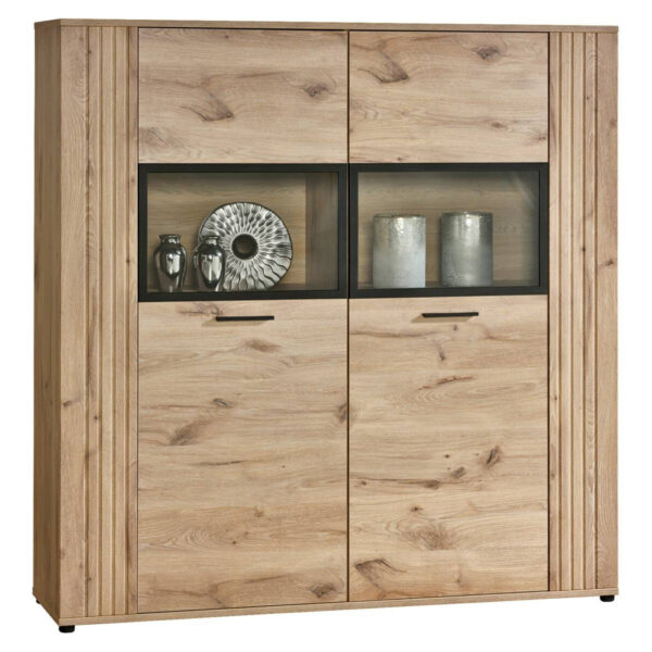POCO Highboard Turin Eiche Viking Nachbildung B/H/T: ca. 150x157x40 cm