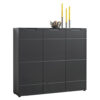 POCO Kommode Mailand 13 anthrazit B/H/T: ca. 135x120x34 cm