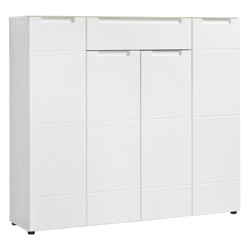 POCO Kommode Mailand 24 weiß weiß Hochglanz B/H/T: ca. 135x120x34 cm
