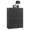 POCO Kommode Mailand 11 anthrazit B/H/T: ca. 90x120x34 cm