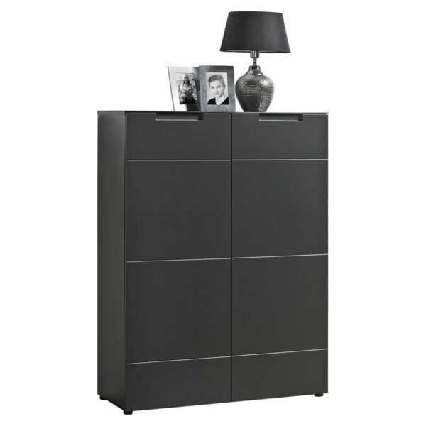 POCO Kommode Mailand 11 anthrazit B/H/T: ca. 90x120x34 cm POCO Kommode Mailand 11 anthrazit B/H/T: ca. 90x120x34 cm