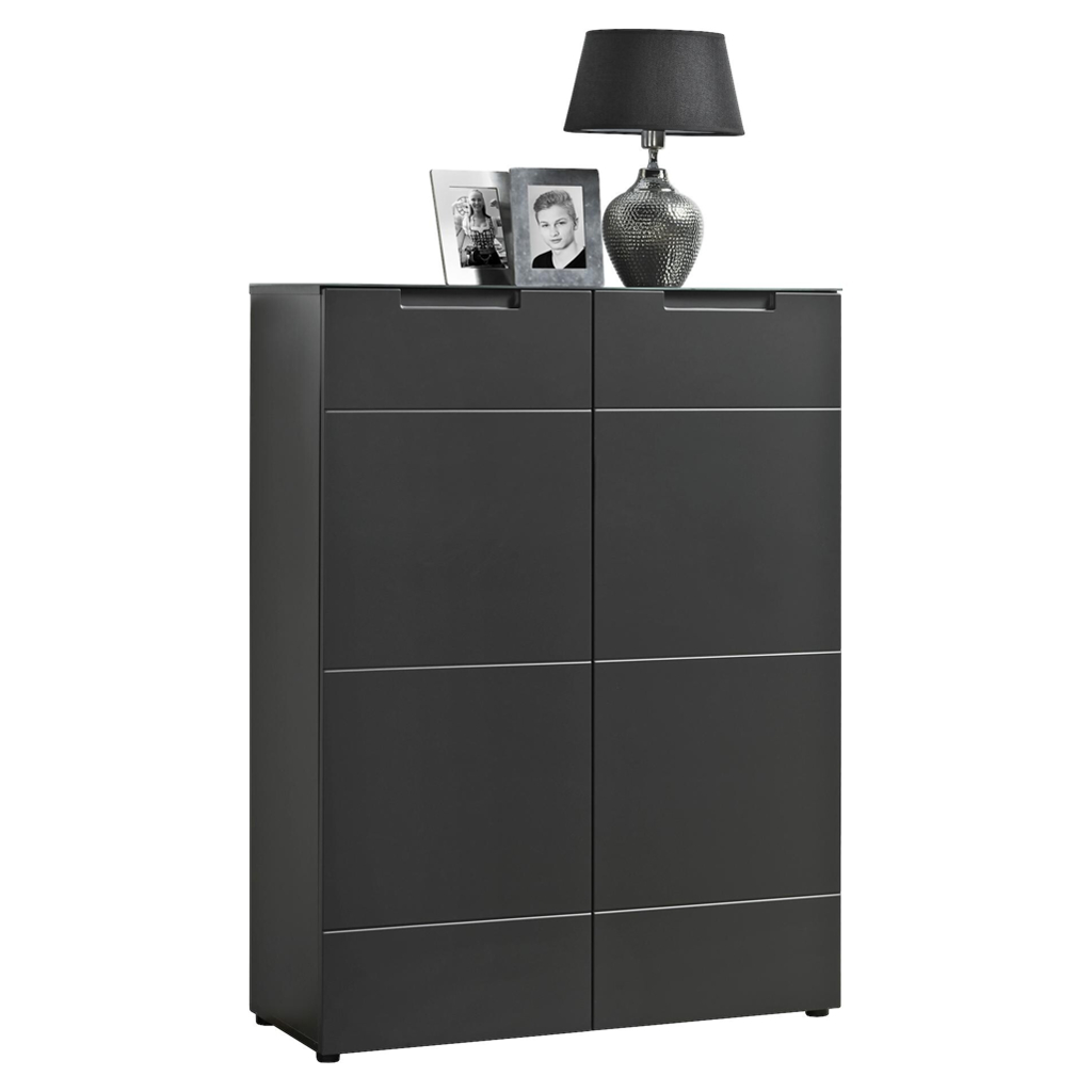 POCO Kommode Mailand 11 anthrazit B/H/T: ca. 90x120x34 cm