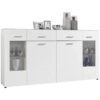 POCO Highboard Atlanta weiß Hochglanz perlweiß Optik B/H/T: ca. 210x111x40 cm POCO Highboard Atlanta weiß Hochglanz perlweiß Optik B/H/T: ca. 210x111x40 cm