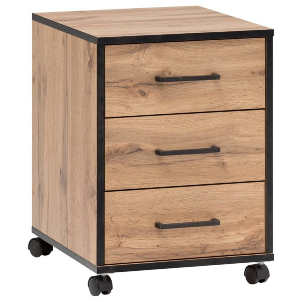 Rollcontainer Serie 2000
Eiche Landhaus Nachbildung B/H/T: ca. 40,1x57x50 cm