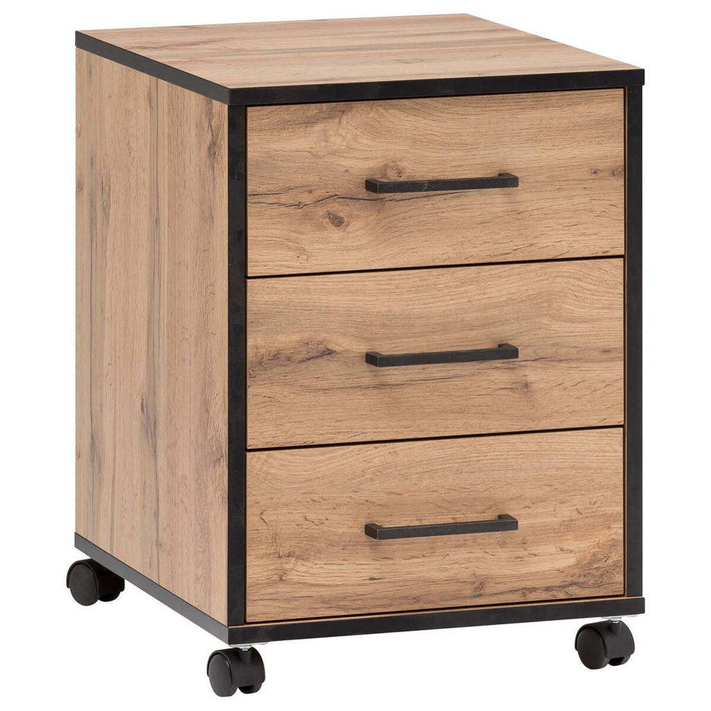 Rollcontainer Serie 2000
Eiche Landhaus Nachbildung B/H/T: ca. 40,1x57x50 cm