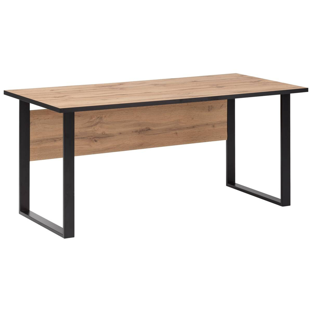 Möbelpartner Schreibtisch Serie 2000 Eiche Landhaus Nachbildung B/H/T: ca. 160x73,2x75 cm