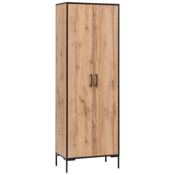 Möbelpartner Hochschrank Serie 2000 Eiche Landhaus Nachbildung B/H/T: ca. 65,2x194,2x39 cm