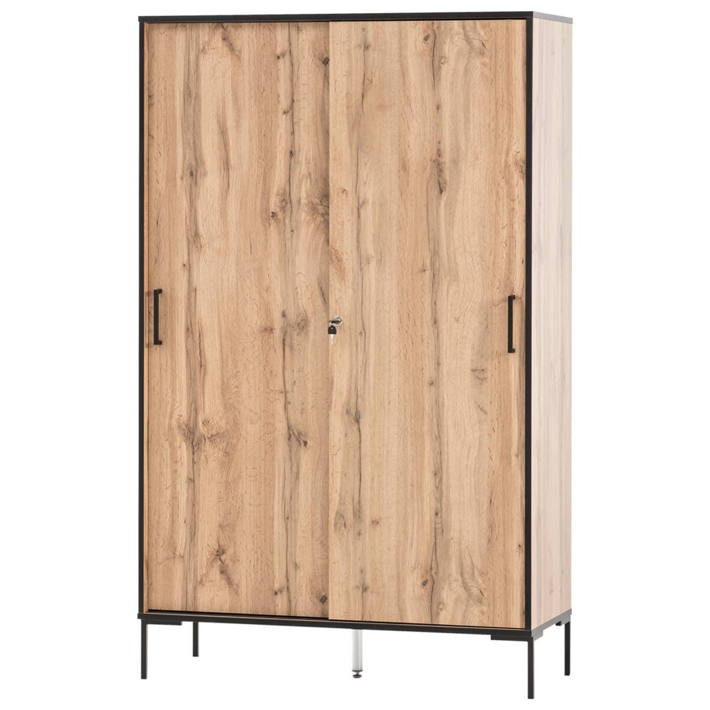 Möbelpartner Hochschrank Serie 2000 Eiche Landhaus Nachbildung B/H/T: ca. 100,1x163,8x41 cm
