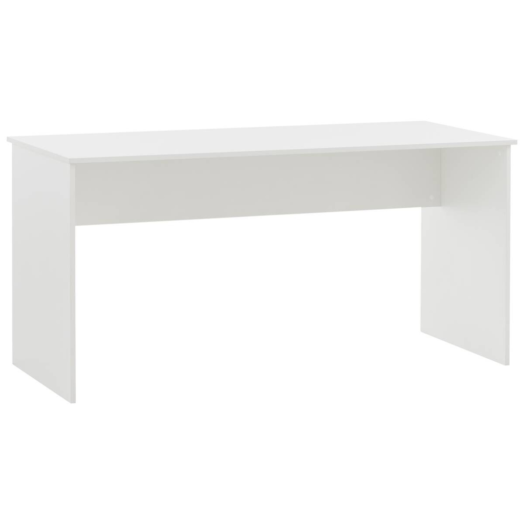 Möbelpartner Schreibtisch Serie 400 perlweiß Optik B/H/T: ca. 150x73,6x65 cm