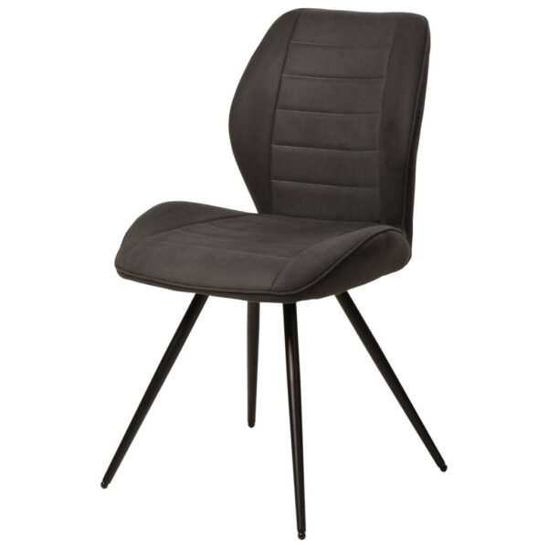 POCO Stuhl New York anthrazit Microfaser B/H/T: ca. 51x87x55 cm