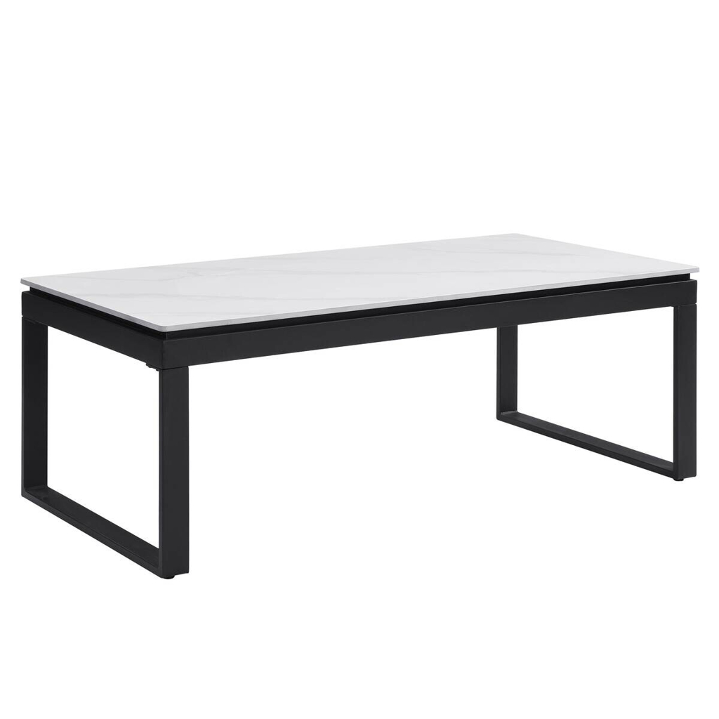 POCO Couchtisch Klara weiß Marmor Optik B/H/T: ca. 120x45x60 cm