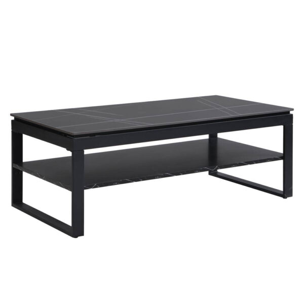 POCO Couchtisch Mia schwarz Keramik Optik B/H/T: ca. 120x45x60 cm POCO Couchtisch Mia schwarz Keramik Optik B/H/T: ca. 120x45x60 cm