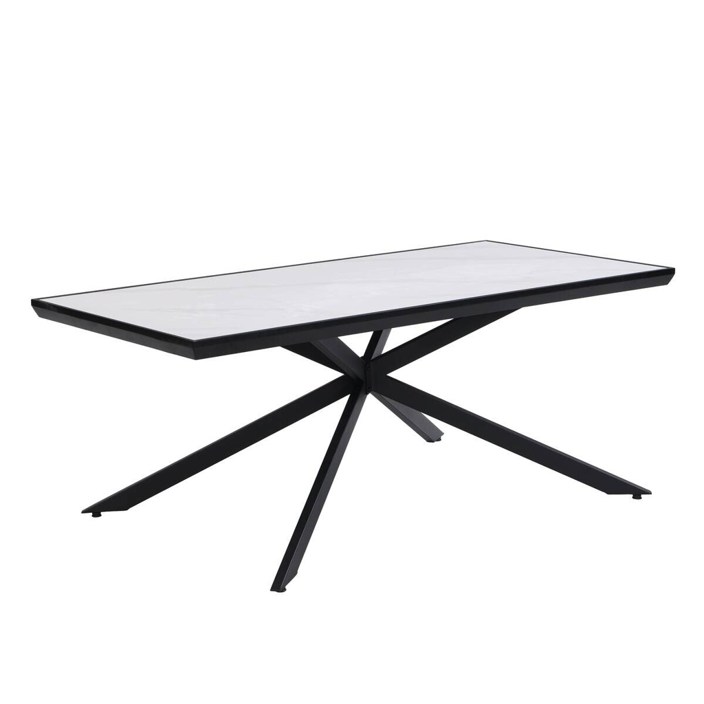 POCO Couchtisch Jana weiß Marmor Optik B/H/T: ca. 120x48x60 cm