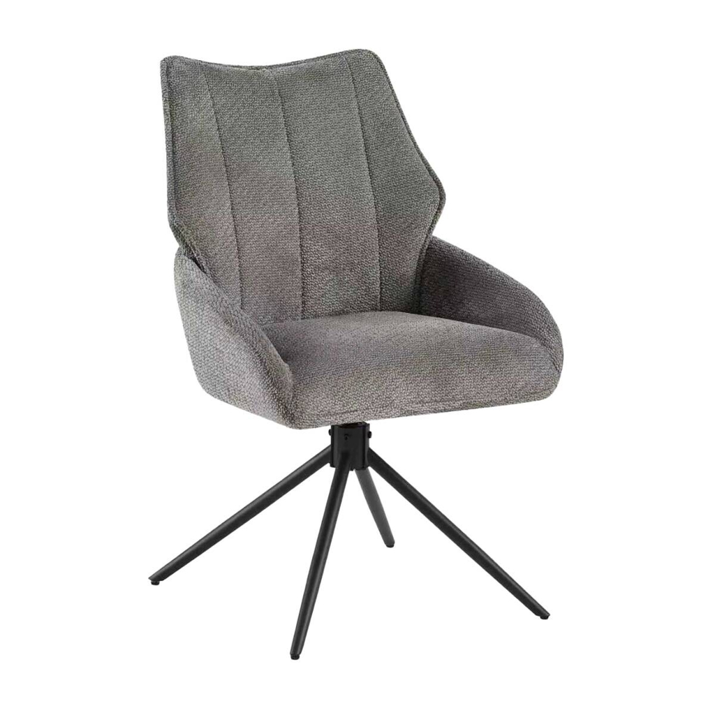 POCO Drehstuhl Cali anthrazit Webstoff B/T: ca. 57x61 cm