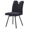 POCO Stuhl Lara anthrazit Kord B/H/T: ca. 47x89x58 cm