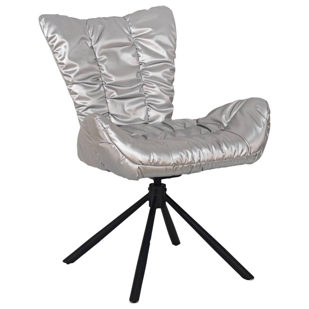 POCO Drehstuhl Brest silber Kunstleder Nylon B/T: ca. 67x65 cm