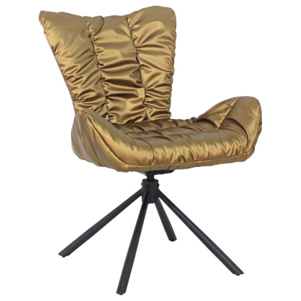 POCO Drehstuhl Brest gold Kunstleder Nylon B/H/T: ca. 67x91x65 cm