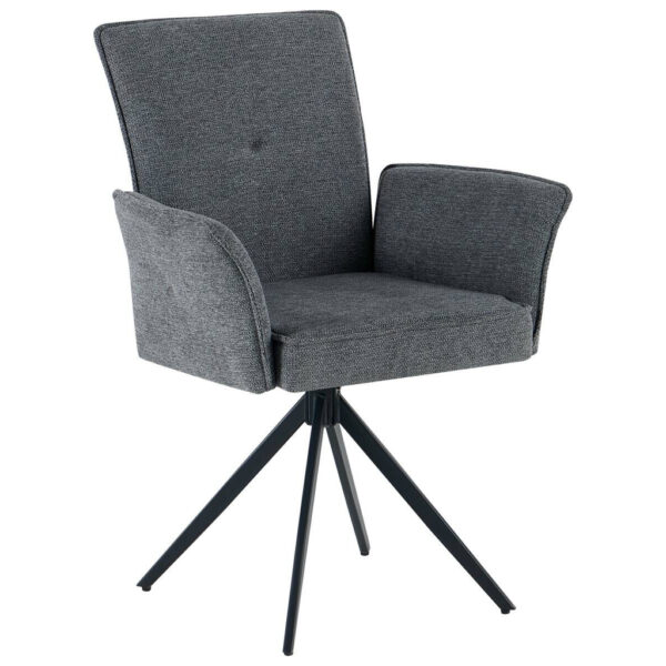 POCO Stuhl Lima grau Webstoff B/H/T: ca. 65x92x65 cm POCO Stuhl Lima grau Webstoff B/H/T: ca. 65x92x65 cm