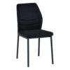 POCO Stuhl Marbella schwarz Webstoff B/H/T: ca. 45x86x56 cm