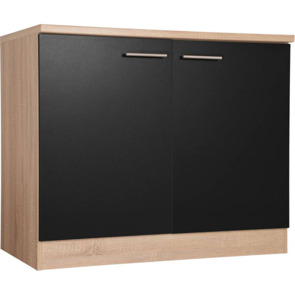 Spülenunterschrank Merle
schwarz B/H/T: ca. 100x85x60 cm