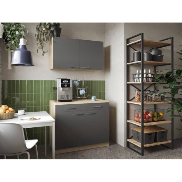 Anbauküchen-Set Merle
grau B/H/T: ca. 100x200x60 cm