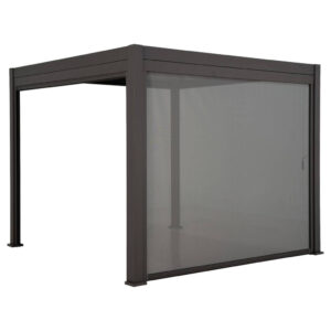 Mirador Sonnenrollo für Pergola Classic und Deluxe anthrazit Aluminium B/H/L: ca. 279,1x236,5x7 cm
