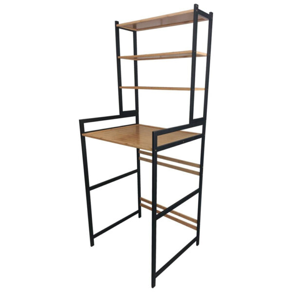 4262475530215 Waschmaschinenumbauschrank Tom
natur Bambus B/H/T: ca. 66x165x55 cm