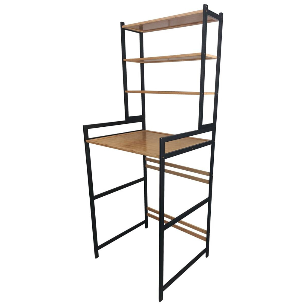 Waschmaschinenumbauschrank Tom
natur Bambus B/H/T: ca. 66x165x55 cm