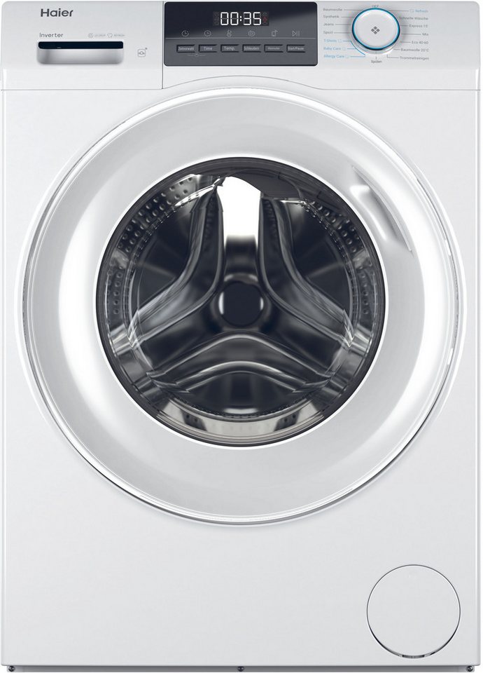 Haier Waschmaschine I-PRO 1 HW80-BP14929BU1, 8 kg, 1400 U/min, hOn App