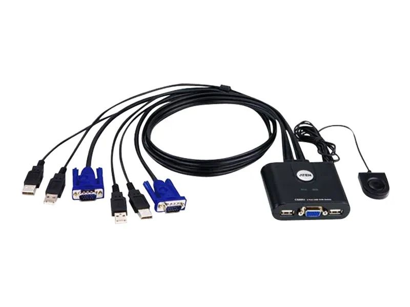 ATEN CS22U – KVM – Switch – 2 x KVM port(s) – 1 lokaler Benutzer