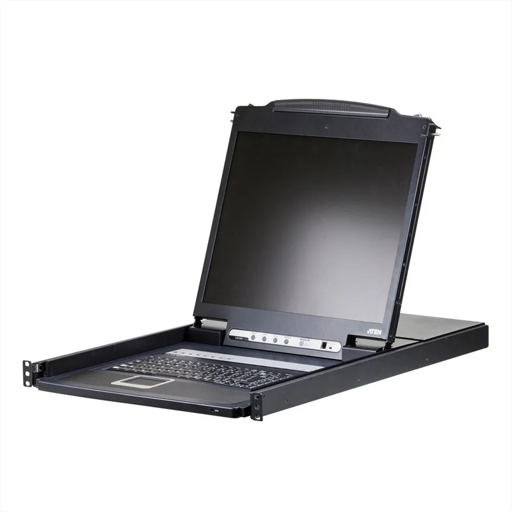 ATEN CL1308N – KVM – Konsole mit KVM – Switch – 8 Anschlüsse – PS/2, USB – Deutsch – 48.3 cm (19″)