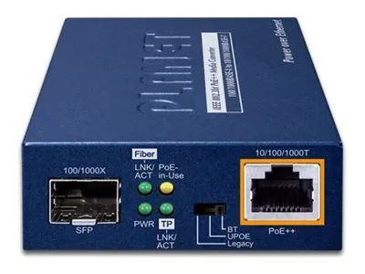 4711605287074-1 Planet Medienkonverter – 1GbE – über CAT 3/4/5/5e/6 – 10/100/1000Base – T, 100/1000Base – X – RJ – 45 / SFP (mini – GBIC)