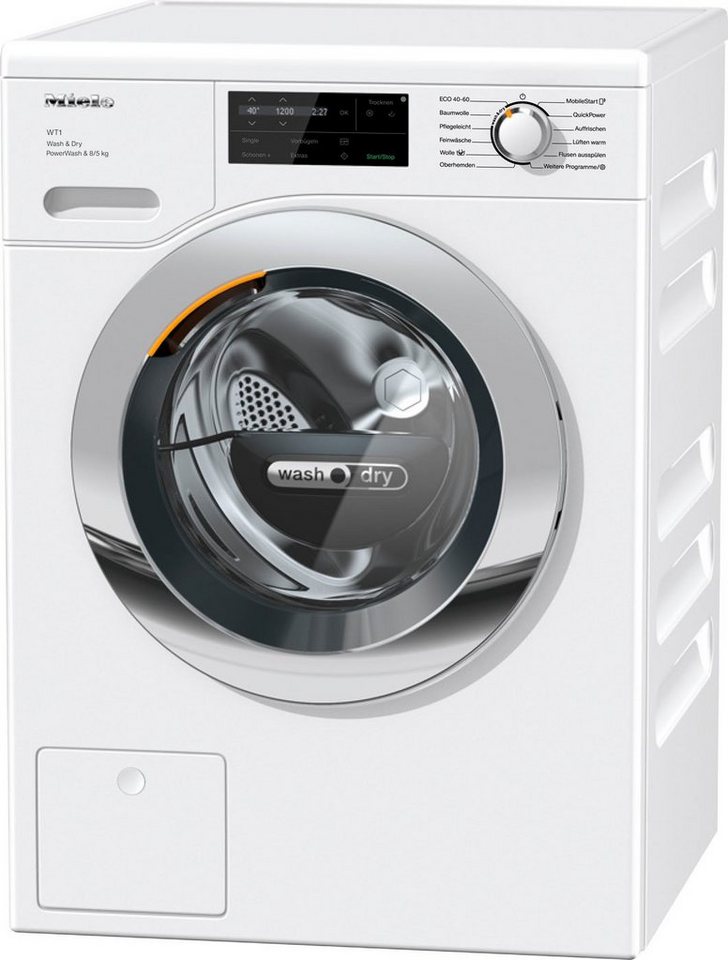 Miele Waschtrockner WTI360 WPM PWash 8/5 kg, 8 kg, 5 kg, 1600 U/min, Getestet auf 20 Jahre perfekte Wäschepflege, 25 Jahre Motorgarantie