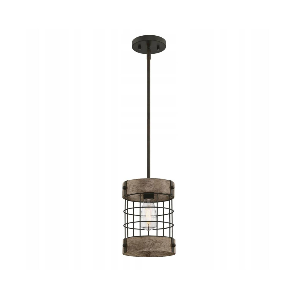 Westinghouse Pendelleuchte Langston
bronze Holz Metall B/H/L: ca. 19x104x19 cm E27 1 Brennstellen