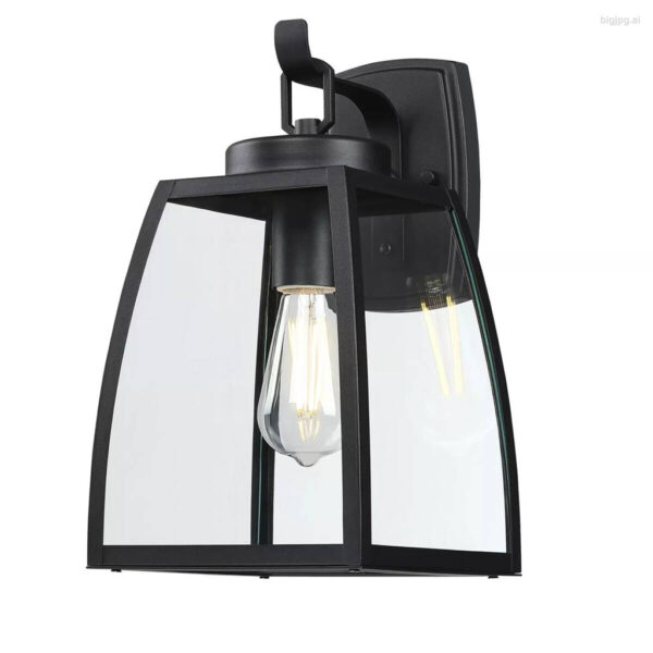 4895105613882 Westinghouse Außenwandleuchte Niko
mattschwarz Metall Glas B/H/L: ca. 20x35x23 cm E27 1 Brennstellen