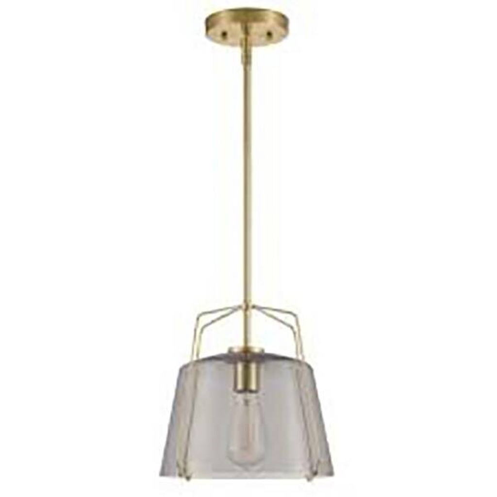 Westinghouse Pendelleuchte Hallein
messing Glas Metall B/H/L: ca. 28x26x28 cm E27 1 Brennstellen