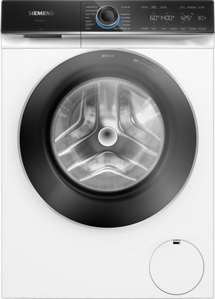 Siemens Waschmaschine iQ700 WG44B2A40, 9 kg, 1400 U/min, i-Dos, WiFi-fähig, Nachlegefunktion