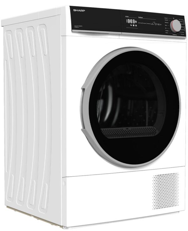 Sharp Wärmepumpentrockner KD-NHH9S8GW3-DE, LED-Display, Knitterschutzfunktion, Schontrommel, Zwei-Wege-Schleudern Sharp Wärmepumpentrockner KD-NHH9S8GW3-DE, LED-Display, Knitterschutzfunktion, Schontrommel, Zwei-Wege-Schleudern