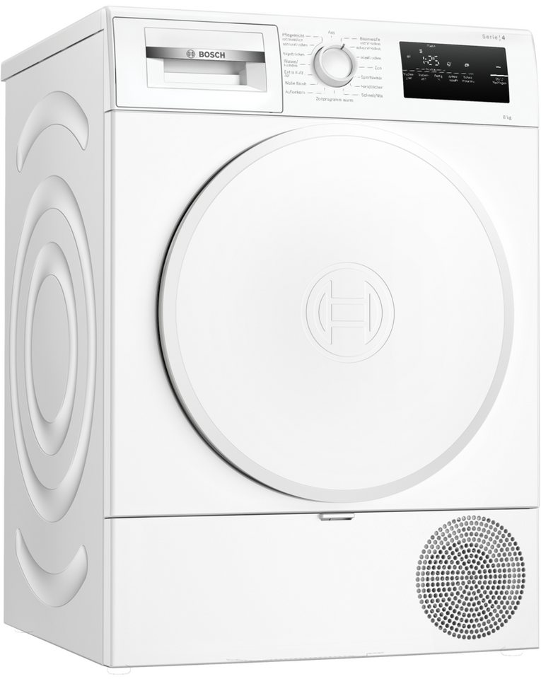 BOSCH Wärmepumpentrockner Serie 4 WTH83VV4, Effizientes Trocknen & einfache Reinigung dank EasyClean-Filter