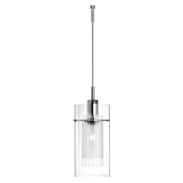 Searchlight Pendelleuchte Duo
Chrom Glas Stahl B/H/L: ca. 13x120x20 cm E14 1 Brennstellen